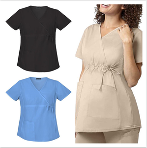 Profesional personalizado uniforme de maternidad al por mayor bata embarazo abrigo tops - Product Image 2