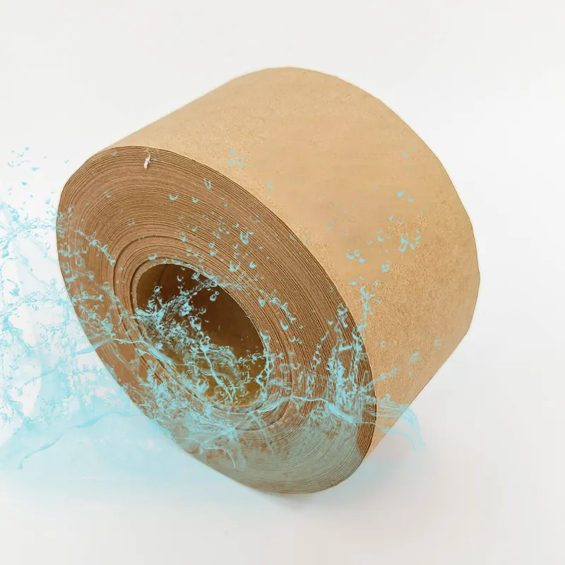 Ruban gommé standard à bon prix avec logo personnalisé Ruban d'emballage en papier kraft à activation par l'eau