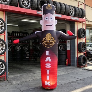 Gigantesque Danseur d'Air Gonflable Personnalisé pour Mécanicien Automobile, Modèle Publicitaire pour Réparation de Pneus et Entretien Automobile - Product Image 1