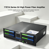 Amplificateur de fibre EDFA haute puissance multi-ports 1545-1560nm, système de transmission optique CATV FTTH extérieur/intérieur