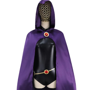 Disfraz de Cosplay de <span class=keywords><strong>DC</strong></span> Comics: Héroe Raven Titan, Traje de Actuación, Disfraz de Anime - Product Image 1