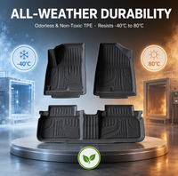 Tapis de sol de voiture Changan CS55 PLUS LHD 3D TPE à couverture complète, inodores, imperméables et antidérapants