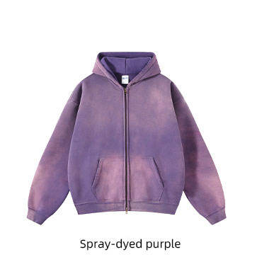 Spray-dyed Purple