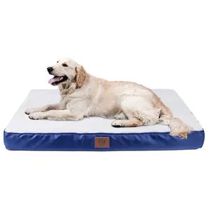 Yıkanabilir kapaklı büyük köpekler için XL ortopedik köpek yatağı kapalı ev evcil hayvan yastığı