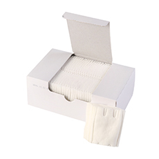 ホワイトスクエアコットンパッド 5cm×6cm 2層厚手 200枚入り 美容ツール スキンケア＆メイク落とし用 - Product Image 2