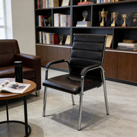 Chaise de bureau ergonomique rembourrée empilable à prix de gros Bjflamingo, chaise de réception pour événements et réunions avec accoudoirs