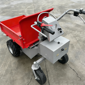 Carriola da costruzione per impieghi gravosi al prezzo più basso, carriola semovente con pala autocaricante - Product Image 5