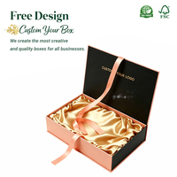 Boîte d'emballage pour extensions de cheveux sans chaleur, emballage personnalisé de luxe pour lots de cheveux et perruques, coffrets cadeaux pour la vente au détail