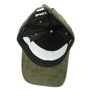 2021 Green Custom Blank Baseball Cap <b>Hats</b> Suede - Product Image 6