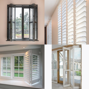 Nhôm kính louvered ngoài trời rõ ràng Kính màn trập cửa sổ cố định trượt louver Rèm trượt tích hợp rèm cửa sổ - Product Image 4