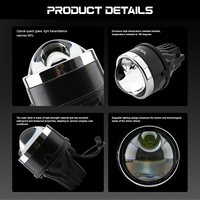 Feux antibrouillard LED VAHID, étanches IP68, double faisceau, lampe antibrouillard F18 universelle Bi LED pour Nissan Murano 2015-2018