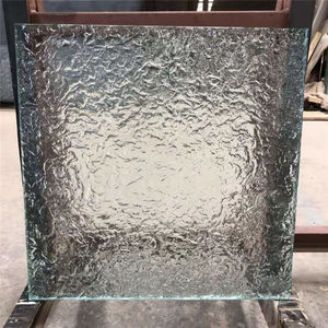 Panneau <span class=keywords><strong>en</strong></span> verre trempé décoratif à motif de fissures de glace, fusionné à chaud, pour mur de fond de télévision, salon, décoration intérieure - Product Image 2