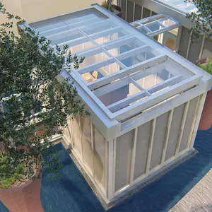 Y-TOP 2024 proteção térmica solar casa de sol de vidro isolado com efeito de estufa casas solário vitoriano