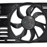 Ensemble de ventilateur de radiateur automobile avec numéros OE, remplacement pour Golf 7 Audi A3 S3, accessoires de refroidissement de véhicule