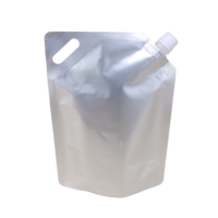 Pochettes souples imprimées avec bec verseur en aluminium pour vin rouge, jus et liquides, 50ml, 500ml, 1000ml, 1500ml, 2000ml, 1L