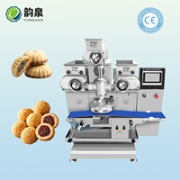 Industriële automatische mochi-omhulselmachine voor mochi-productielijn, hoge capaciteit 20-120 stuks/min, snoep- en meelverwerking