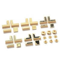 Bouton en métal OEM personnalisé avec logo, bouton-pression pour chemise homme, bouton 4 pièces en alliage de zinc pour Kurta, Abaya, Thobe, pour vêtements