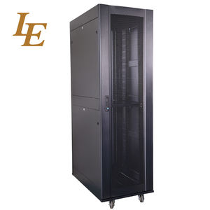 Armoire réseau SC de qualité supérieure 19'' 42U 600*1000mm sur pied, avec porte perforée en forme d'arc, certifiée CE RoHS, IP20 - Product Image 4