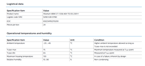 ไดรเวอร์ LED ยี่ห้อ PHILIPS รุ่น Xitanium 48W 0.7-1.05A 46V TD DS 230V I กระแสคงที่ AC-DC  แบบกล่องพลาสติก สำหรับไฟ LED - Product Image 6