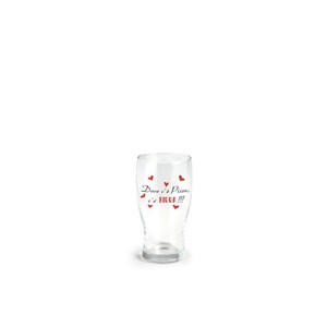 Verre à bière 40cl avec slogan Pizza et Bière pour boire - Product Image 1