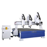 Machine de gravure CNC double tête à faible coût 2026 pour portes d'armoires, bureaux à domicile et meubles en panneaux