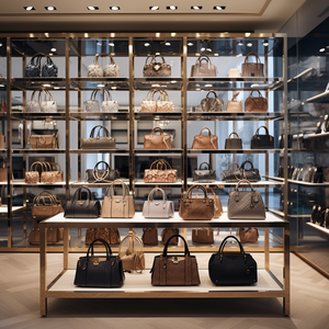 Conception personnalisée de haute qualité OEM présentoirs de sacs à main en métal noir fabriqués avec des présentoirs de sacs à main pour les magasins de détail - Product Image 5