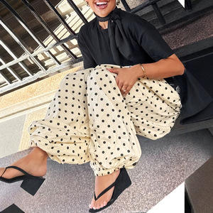<span class=keywords><strong>Pantalones</strong></span> de Verano 2026 Nuevos con Estampado de Puntos Japoneses, <span class=keywords><strong>Pantalones</strong></span> Anchos Finos de Verano para Mujer, <span class=keywords><strong>Pantalones</strong></span> Harem de Talla Grande que Estilizan la Figura - Product Image 5