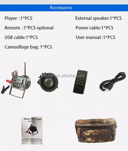 Señuelo de pato de caza de alta calidad, dispositivo de señuelo de caza impermeable, 50W, sonido MP3, pájaro - Product Image 4