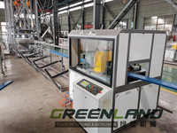 Máquina para hacer postes de madera contrachapada Greenlandplast, máquina para hacer cercas de postes de madera plástica, máquina para hacer postes de madera plástica
