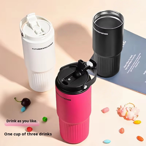 Magnate 316 in acciaio inox grande 1500ml portatile Thermos tazza di Design moderno con doppie cannucce per bevande calde <span class=keywords><strong>e</strong></span> <span class=keywords><strong>acqua</strong></span> - Product Image 1