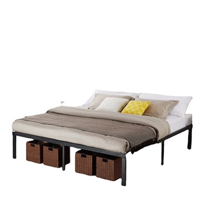 WEKIS Modern Stainless Steel Iron Metal <b>Bed</b> <b>Frame</b> with Storage <b>Queen</b>/King <b>Size</b> Hospital/Hotel Use Durable 10-Year Warranty - Product Image 6