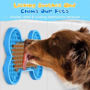Tapis à lécher en silicone de qualité supérieure pour chiens et animaux de compagnie, distributeur lent, nouveau design, vente en gros - Product Image 2