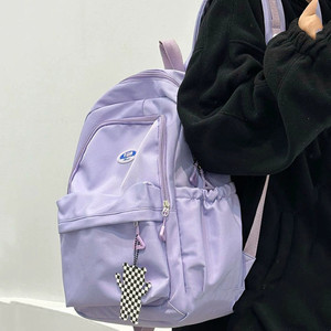 This is a <b>waterproof</b> and wear-resistant <b>backpack</b> for high <b>school</b> girls with a strong sense of youth - Product Image 2