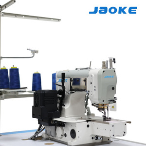Nueva Máquina <span class=keywords><strong>Industrial</strong></span> de Coser <span class=keywords><strong>Plana</strong></span> JAOKE de Triple <span class=keywords><strong>Aguja</strong></span> y 5 Hilos con Cortahilos Automático JK-600-UT de Base <span class=keywords><strong>Plana</strong></span> para Hierro y Plástico - Product Image 5