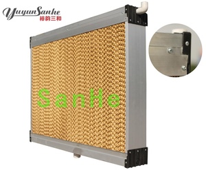 Aluminium-Rahmen Kühlpad Verdunstungsluftkühler Wasserkühlvorhang für Schweinefarm Geflügelhaus Gewächshaus - Product Image 1