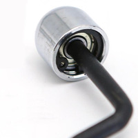 Accessoire de compresseur robuste jauge de gonflage d'air de pneu de voiture gonfleur de pneu d'air Type fermé mandrin d'air à tête de verrouillage