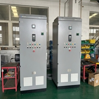 Armoire électrique industrielle 380V 250A IP23 en acier au carbone, coffret de distribution RAL7037 800x2100x800, panneau de commande robuste CFD