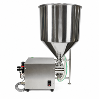 Machine de remplissage semi-automatique servo pour liquides visqueux KDM-FML45R, pour sauces, crèmes, confitures, 10-50000 ml