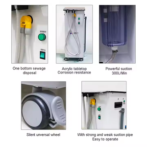 의료 모바일 치과 에어로졸 먼지 흡입 기계 진공 펌프 휴대용 치과 실험실 모바일 흡입 장치 - Product Image 6