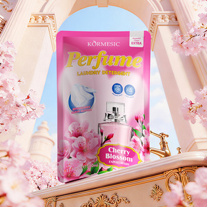KORMESIC 500ml Detergente Liquido per Bucato con Fragranza Fresca di Fiori di Ciliegio, Prodotto per la Pulizia Domestica all'Ingrosso - Product Image 1