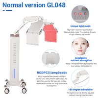 Appareil de beauté vertical pour le visage, avec LED pour le lifting cutané et la thérapie par la lumière