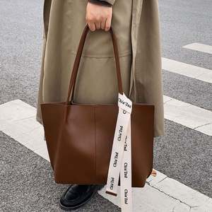 Fashion Design Leather Shoulder Bag for Women Tend Female Simple <b>Big</b> Underarm Hobo Bag <b>Handbags</b> and Purses R2249 - Product Image 2