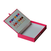 Boîte de rangement pour archives avec doublure blanche en carton, finition estampée, dossiers recyclables pour utilisation avec cadre photo
