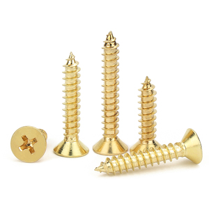 Factory Customization Brass Cross Recessed Countersunk Head Wood <strong>Screw</strong> M1.4 M2 M3 M4 <strong>Flat</strong> Head Self Tapping Copper <strong>Screw</strong> - Product Image 5