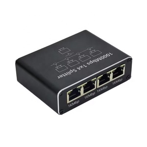 <span class=keywords><strong>Répartiteur</strong></span> Internet haute vitesse 1000Mbps 1 à 4 <span class=keywords><strong>RJ45</strong></span> <span class=keywords><strong>Répartiteur</strong></span> <span class=keywords><strong>RJ45</strong></span> Adaptateur réseau Convertisseur Gigabit - Product Image 5