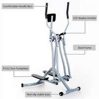 Hot Seller Body Shaper Elliptique Cross Trainer Machine de marche Air Walker avec écran