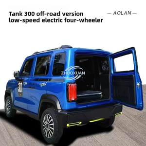 Vehículo eléctrico tipo tanque de baja velocidad, SUV de 5 puertas y 4 asientos, cerrado, con tracción en las cuatro ruedas, para el transporte de adultos. - Product Image 5