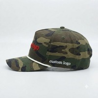 Gorras Snapback Personalizadas de Dos Tonos con Visera Curva de Cinco Paneles para Hombre, Estilo A-Frame y Corona de Perfil Alto
