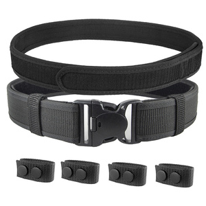 حزام نايلون حزام تكتيكي قابل للتعديل رخالة سريعة التحرير مشبك وحلقة حزام متين حارس الأمن في الهواء الطلق حزام فائدة - Product Image 2