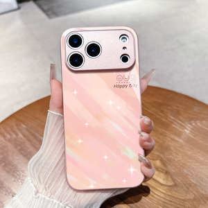 Coque de téléphone Happy <span class=keywords><strong>Smiley</strong></span> Face pour <span class=keywords><strong>iPhone</strong></span> 17 Pro Max, nouvelle coque de protection intégrale unisexe anti-chute en verre trempé - Product Image 2